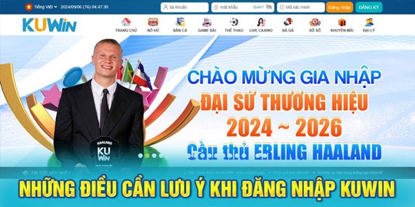 Điều kiện khi đăng nhập kuwin